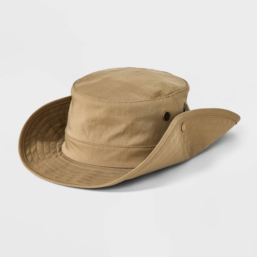 NEW Men's Cotton Blends Boonie Bucket Hat with Blue Cord - Goodfellow & Co  M/L